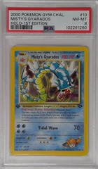 V1755: 2000: Misty's: 13/132: 1ST Edition: Gym Challenge: PSA: 8: NM-MT: 102261260